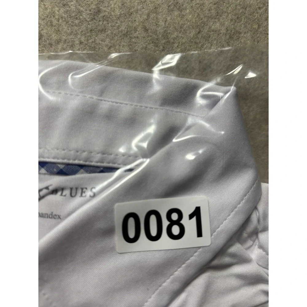 Bald Head Blues Mens‎ White Columbia Country Club Performance Golf Polo Shirt L
